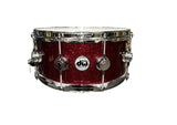 DW Collector's Series 333 Maple Ruby Glass 14x6.5 Snare Drum