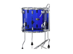 Tom basse en acrylique Pearl Crystal Beat 14" x 13" Bleu saphir