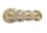 Pearl Cymbal Set with 14" HiHats, 16" Crash, & 20" Ride