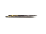 Vater Color Wrap 5A Nylon Tip Drumsticks Black Optic