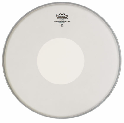 Remo 14" Controlled Sound Coated White Dot on Bottom Drum Head