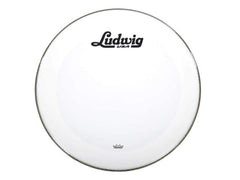Peau de grosse caisse blanche lisse Ludwig 22"