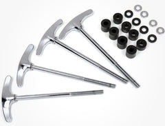 Ludwig Bass Drum T-Handle Tension Rods 4-1/8" 4 Pack P3034AP