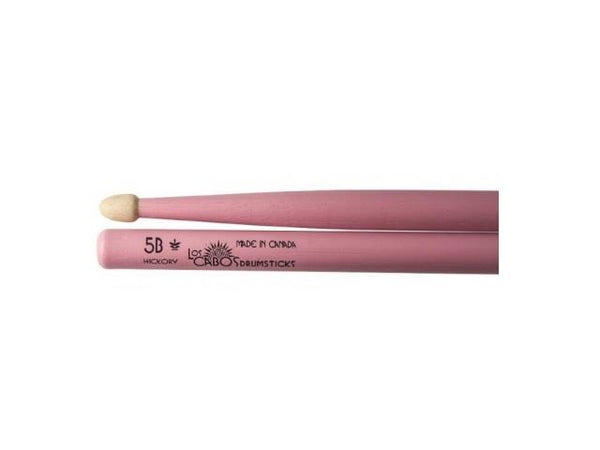 Los Cabos 5B Pink Hickory Drumsticks